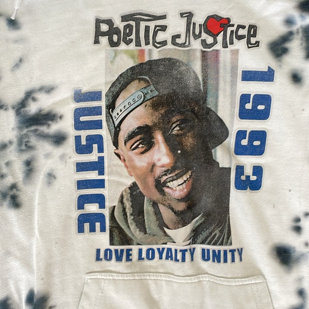 90’s Tupac Poetic Justice hoodie
